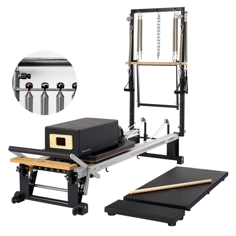 [Merrithew__ST-11079] V2 Max Plus™ Reformer Bundle with High Precision Gearbar